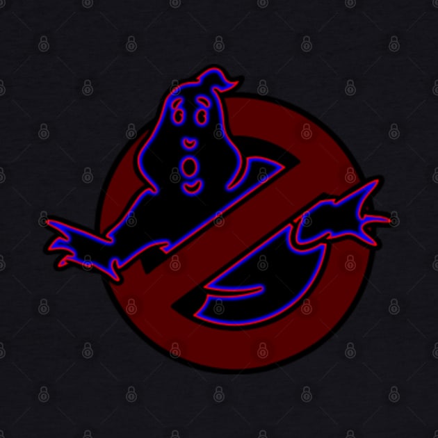 Ghostbusters Neon Glow Logo by TheMagicGhostbuster